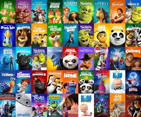 list of dreamworks movies